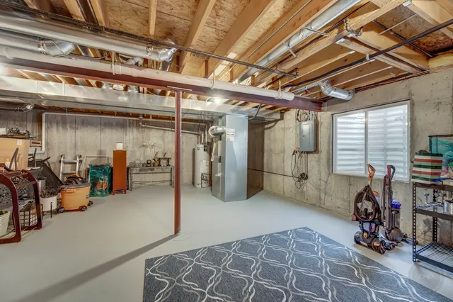 a view of storage and utility room