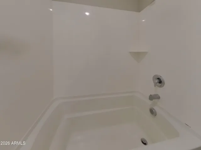 a close up of a bathtub