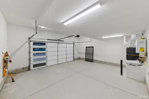 a view of a garage
