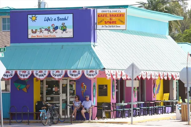 a view of outdoor area with book shop