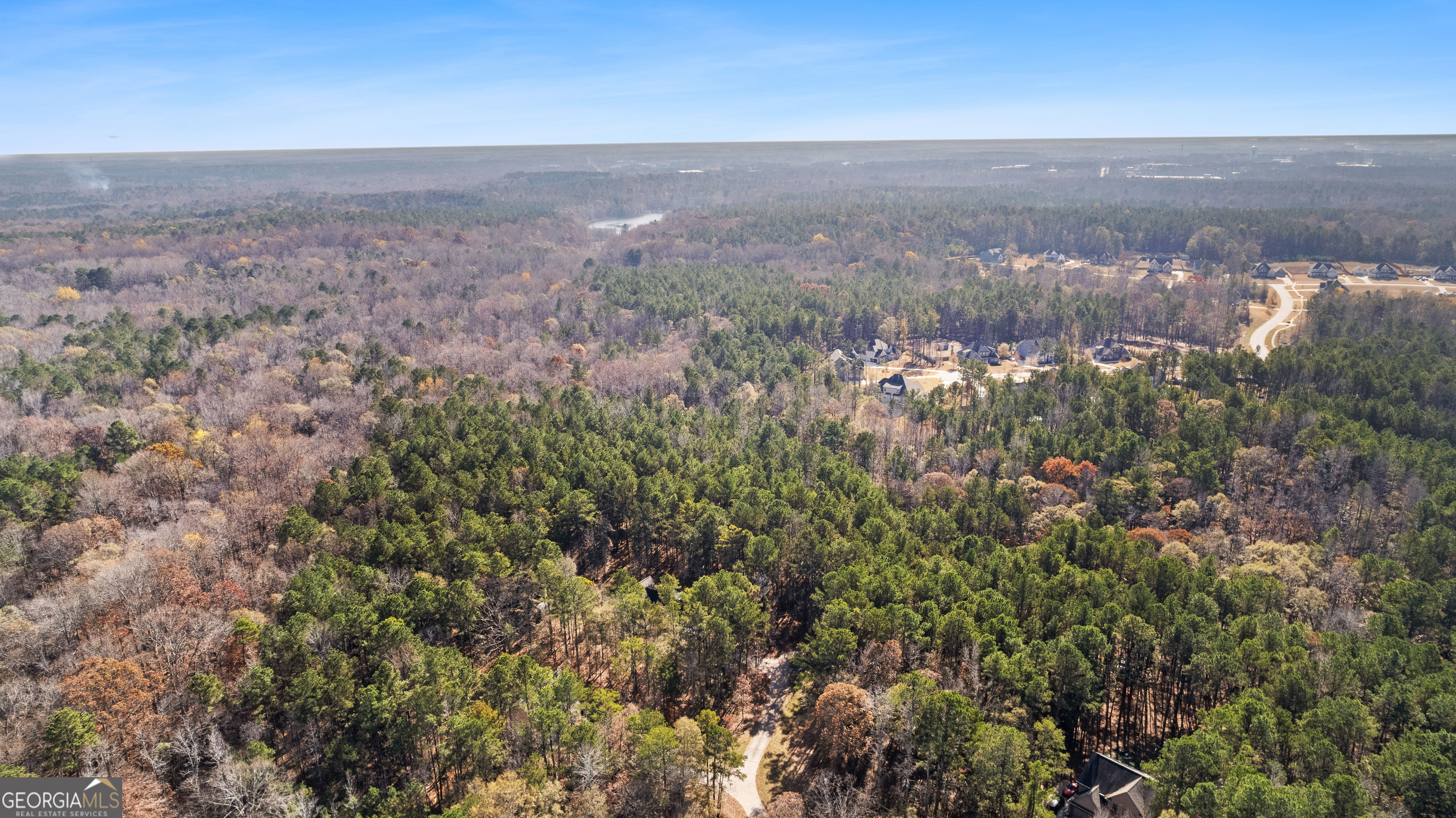 75 Homer Johnson Road Newnan, GA 30265 - Photo 5 of 51 an aerial view of house with yard and mountain in the back