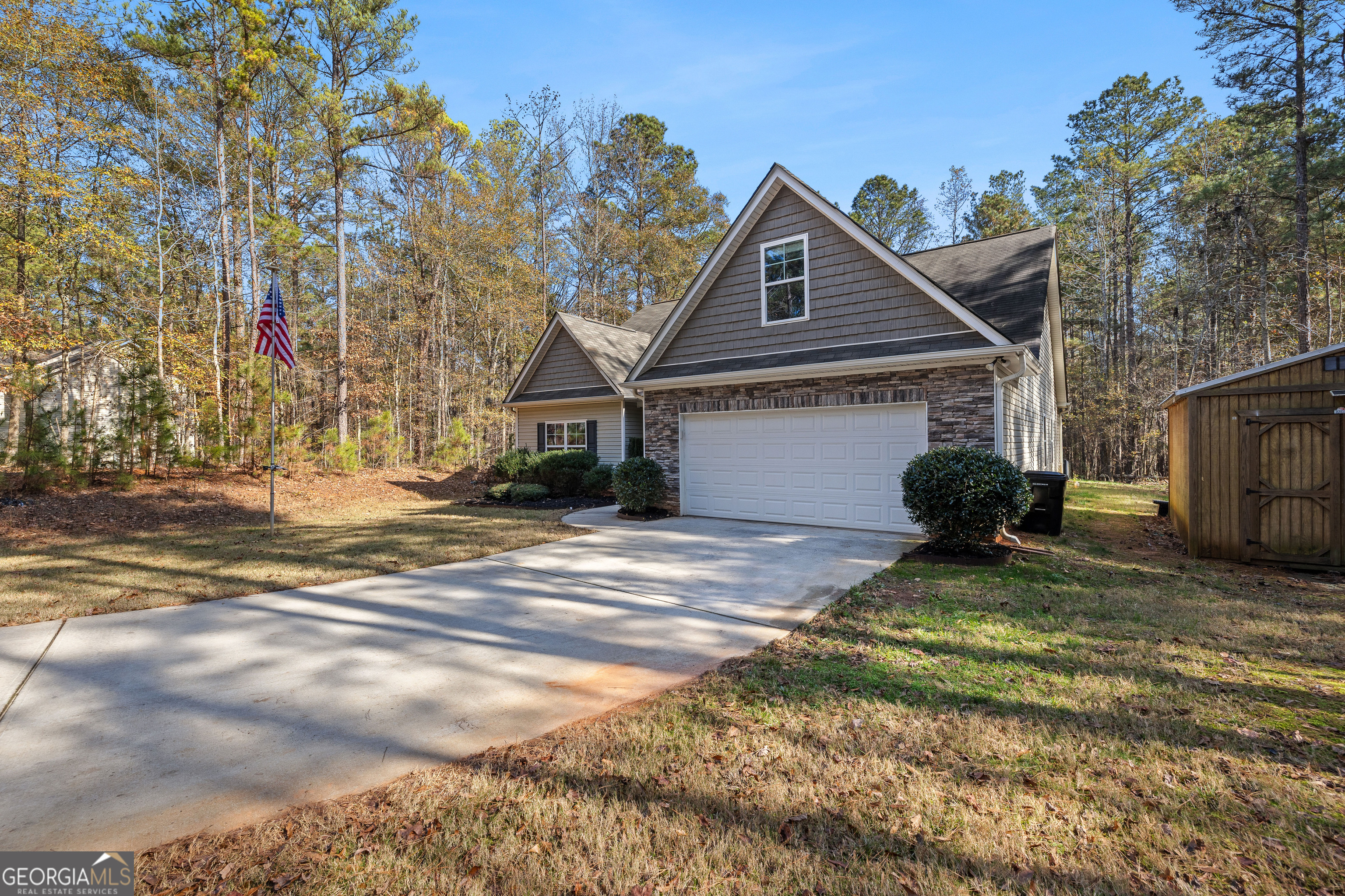 75 Homer Johnson Road Newnan, GA 30265 - Photo 9 of 51 a view of a house with a yard