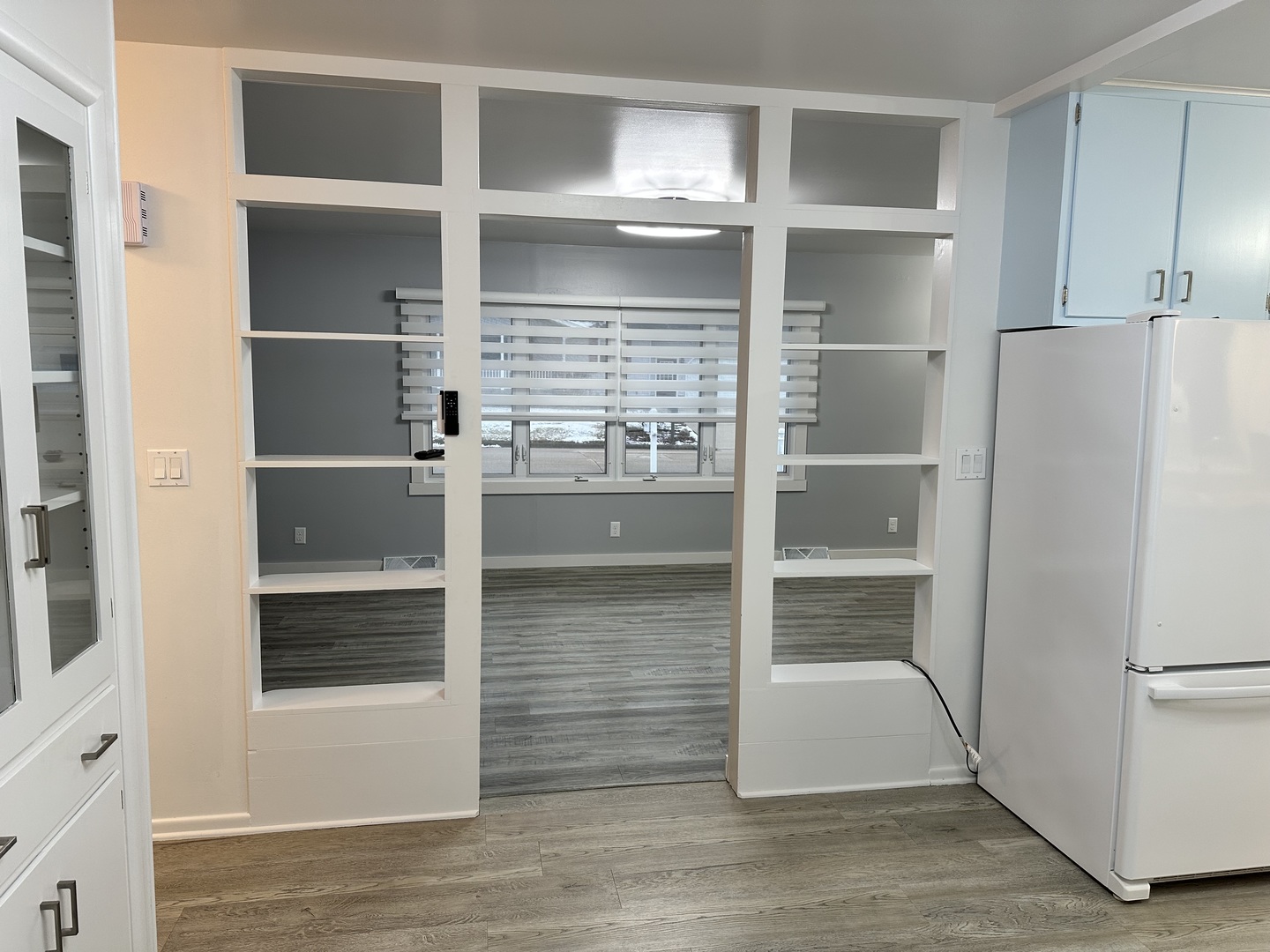 402 West South Street Preston, IA 52069 - Photo 7 of 21 a view of a walk in closet with empty racks