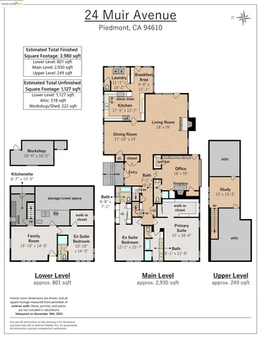 $3,895,000 | 24 Muir Avenue, Piedmont, CA 94610