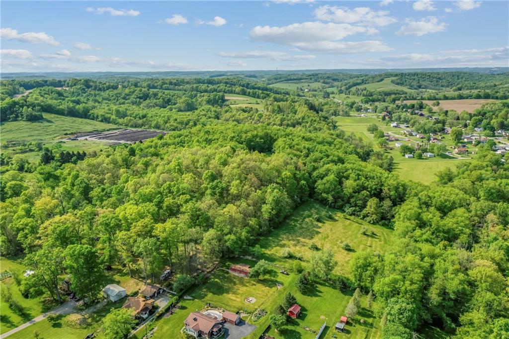 a view of a green field