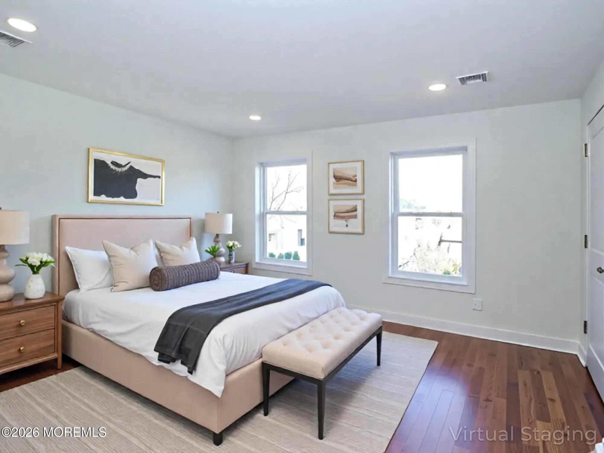 22 Marion Street Red Bank, NJ 07701 - Photo 35 of 50 a bedroom with a bed lamp closet and window