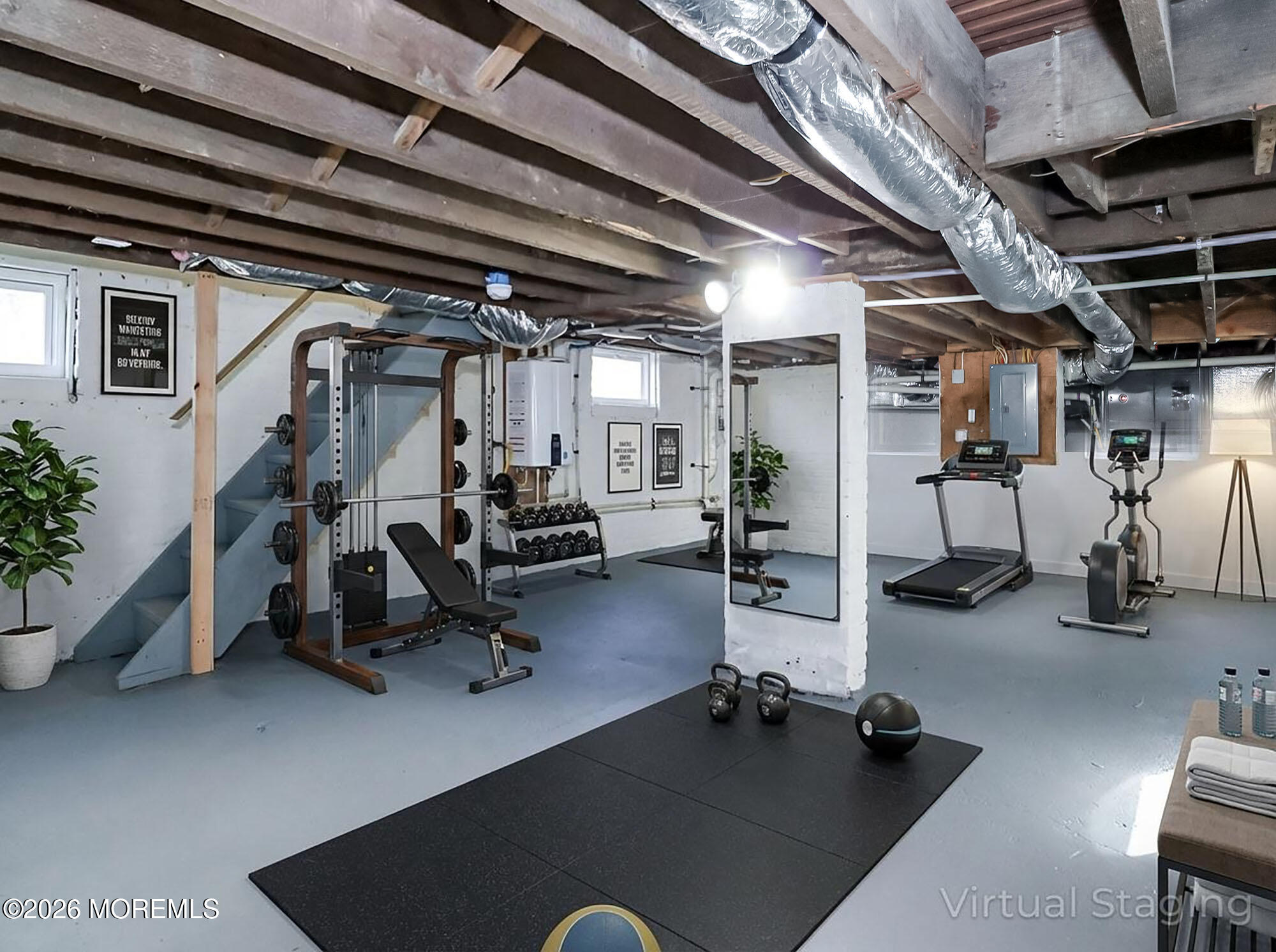 22 Marion Street Red Bank, NJ 07701 - Photo 45 of 50 a view of a room with gym equipment