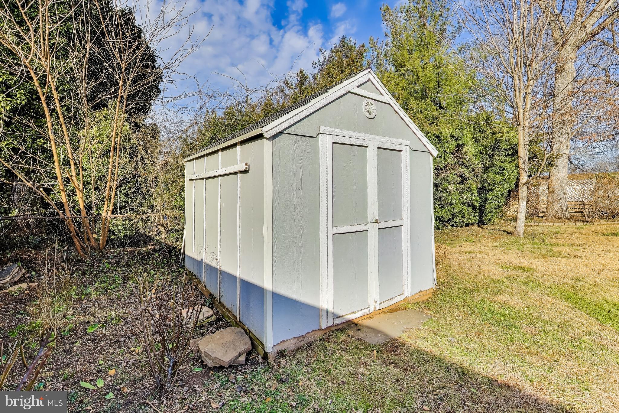 7402 Inzer Street Springfield, VA 22151 - Photo 31 of 49 Storage Shed in Backyard