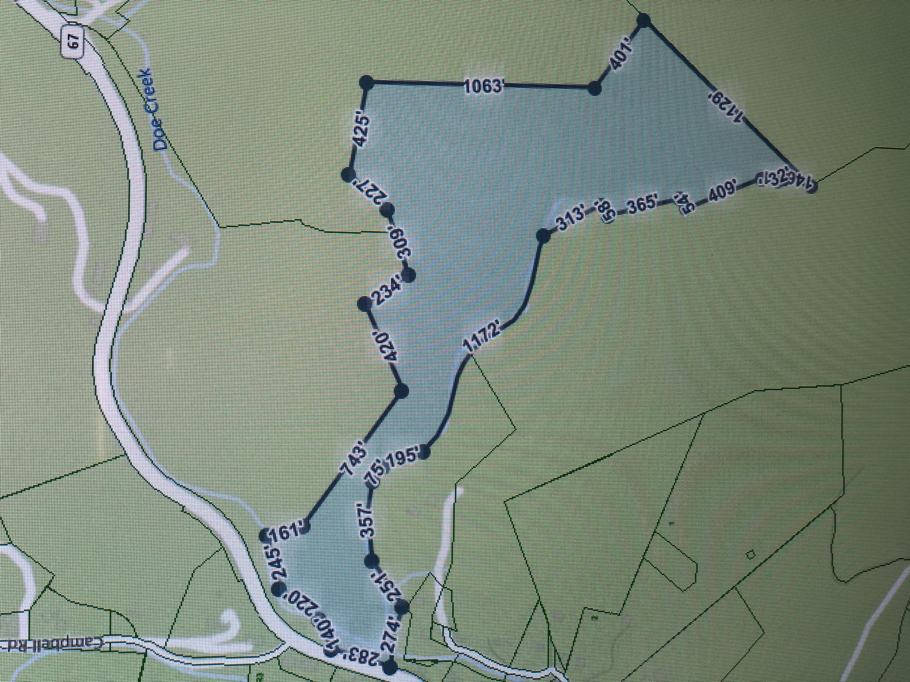 0 West W Highway Butler, TN 37640 - Photo 11 of 11 Doe Creek land plat