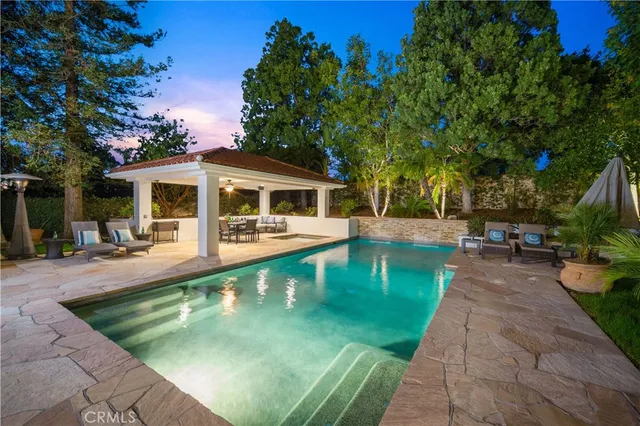 a view of a house with pool