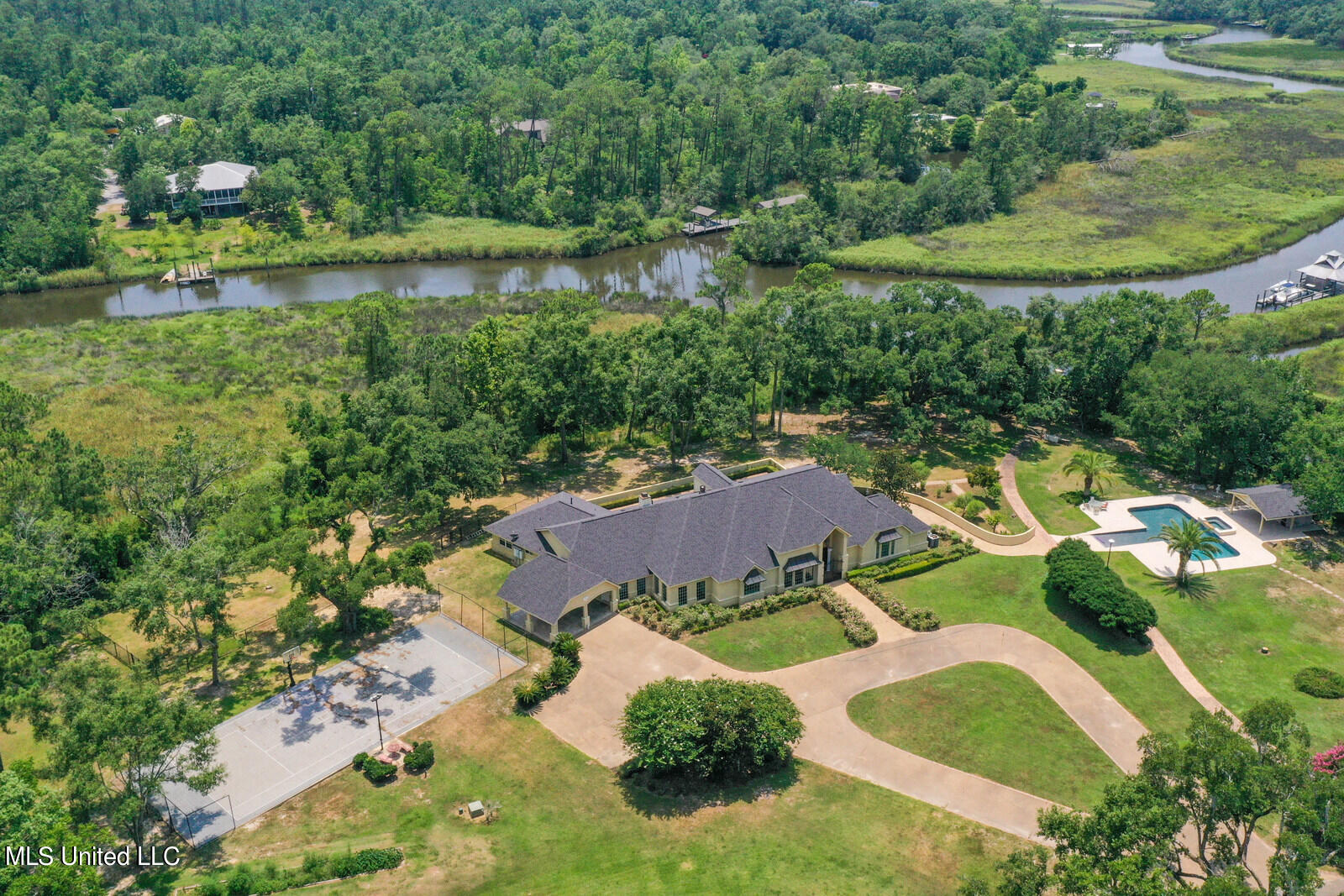 23441 Arcadia Farm Road Pass Christian, MS 39571 - Photo 3 of 90 arcadia aerial view 2
