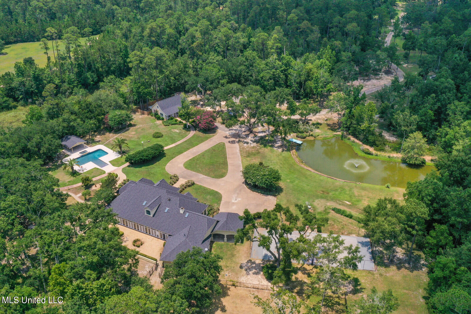 23441 Arcadia Farm Road Pass Christian, MS 39571 - Photo 71 of 90 arcadia aerial view 3