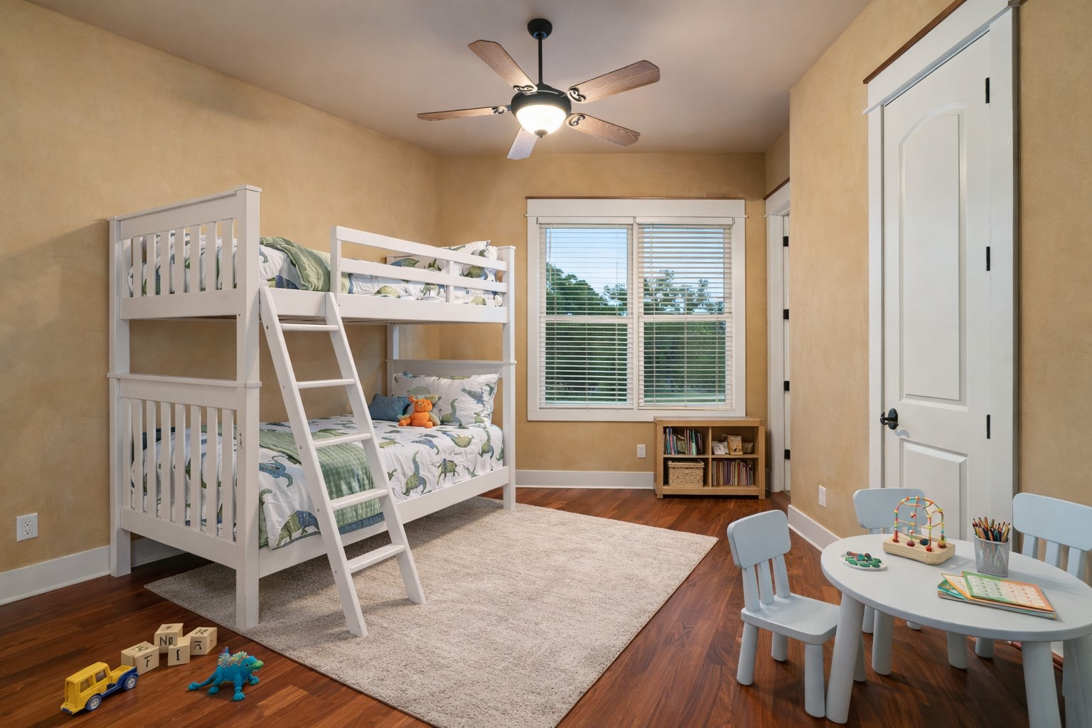 23426 Oscar Road Spicewood, TX 78669 - Photo 12 of 40 Guest bedroom #2 of 3 in the main house. Virtually staged.