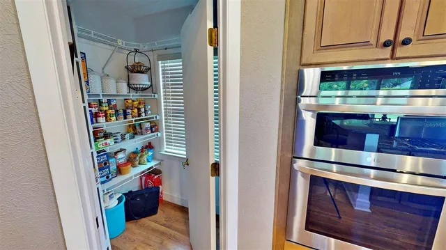 a view of storage and utility room
