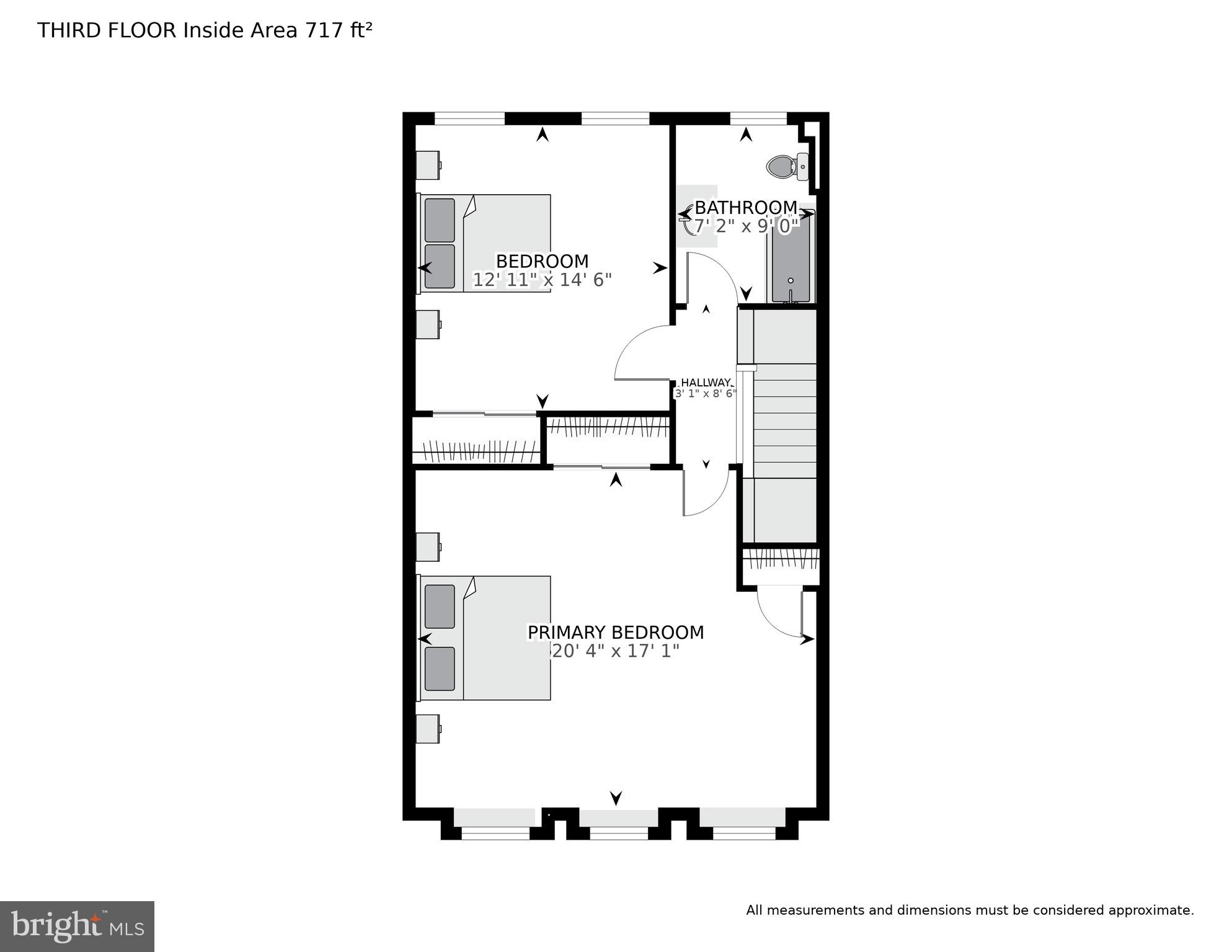 2714 27th Street Northwest Washington, DC 20008 - Photo 34 of 39 Third Floor