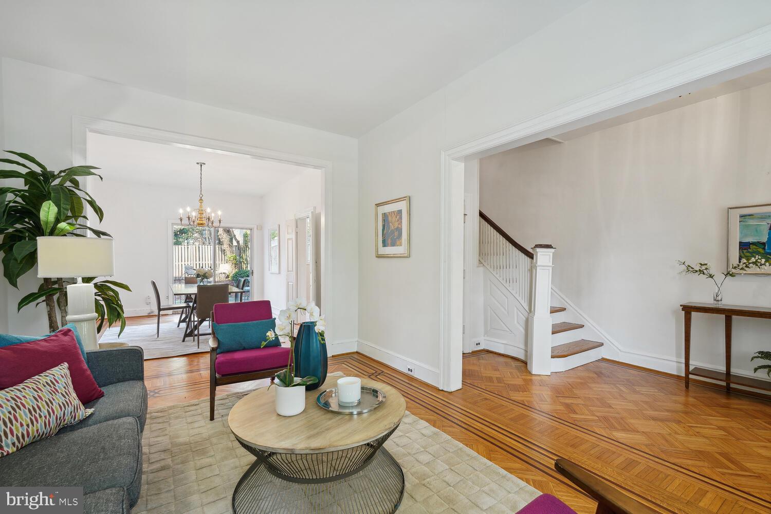 2714 27th Street Northwest Washington, DC 20008 - Photo 6 of 39 Living Room view.