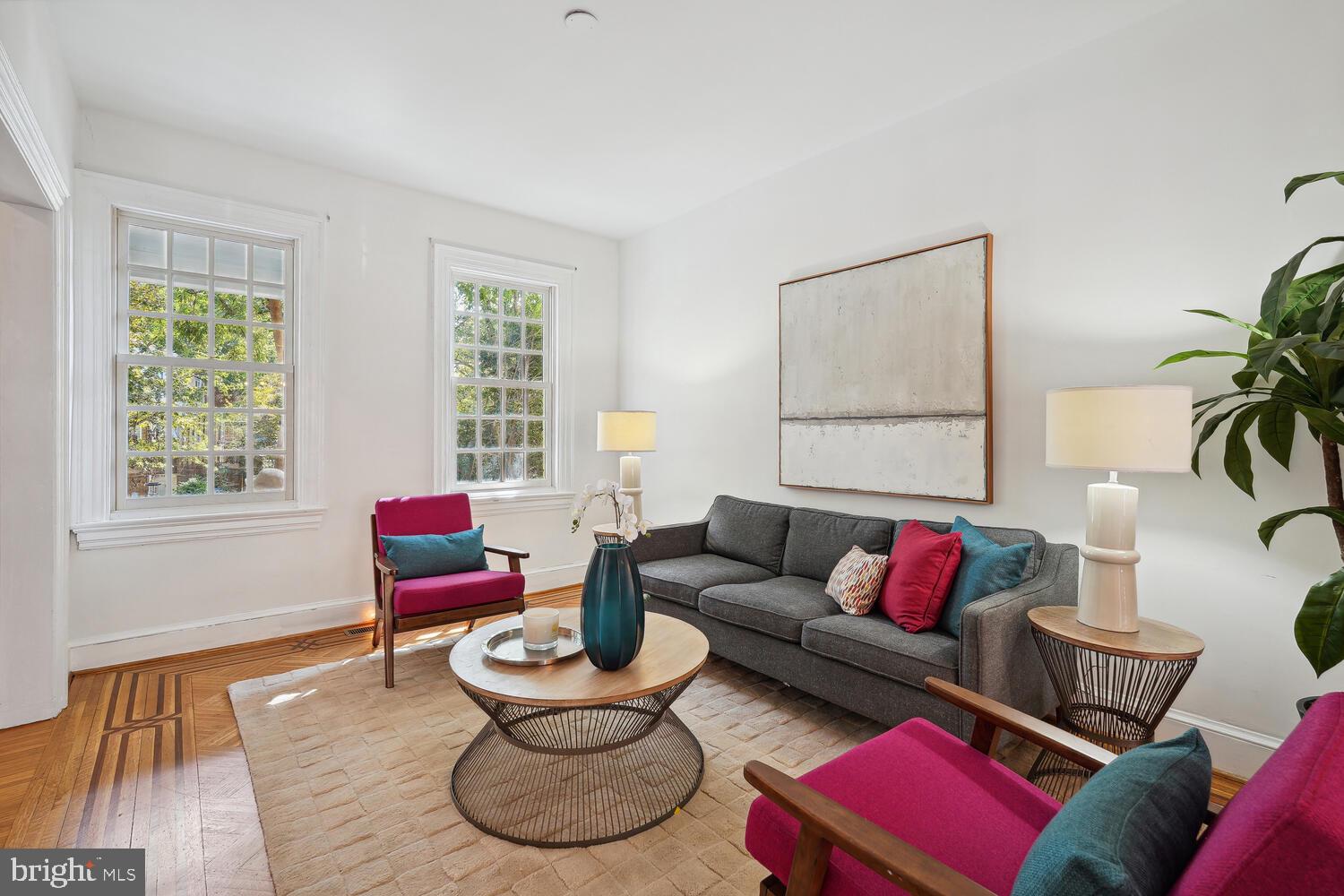 2714 27th Street Northwest Washington, DC 20008 - Photo 7 of 39 Comfortable living room.