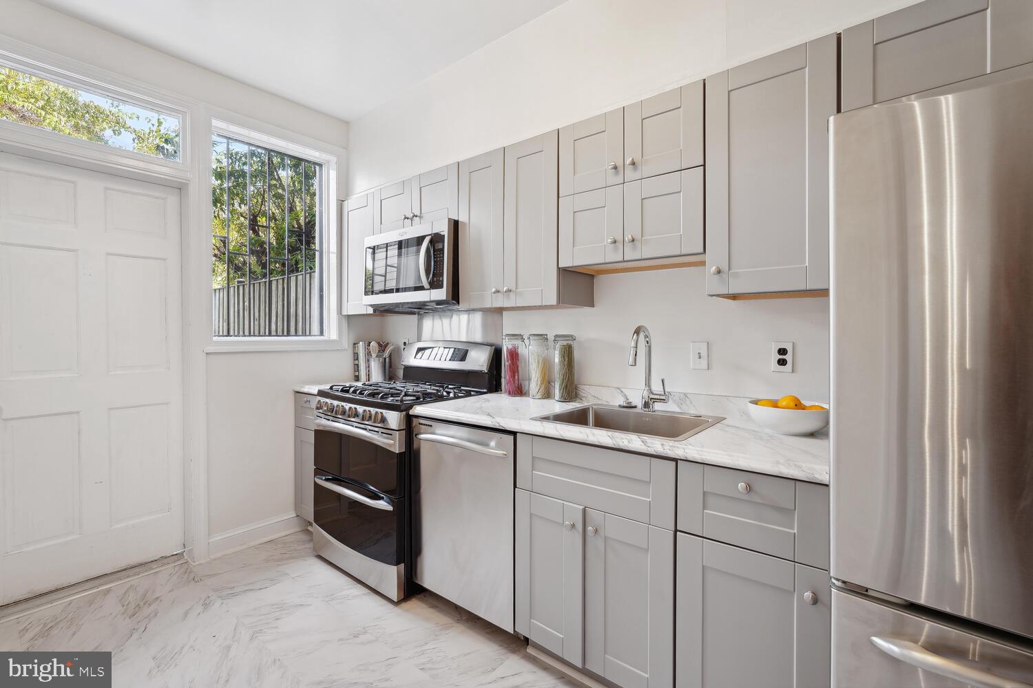 2714 27th Street Northwest Washington, DC 20008 - Photo 10 of 39 Newly painted kitchen & new kitchen cabinets
