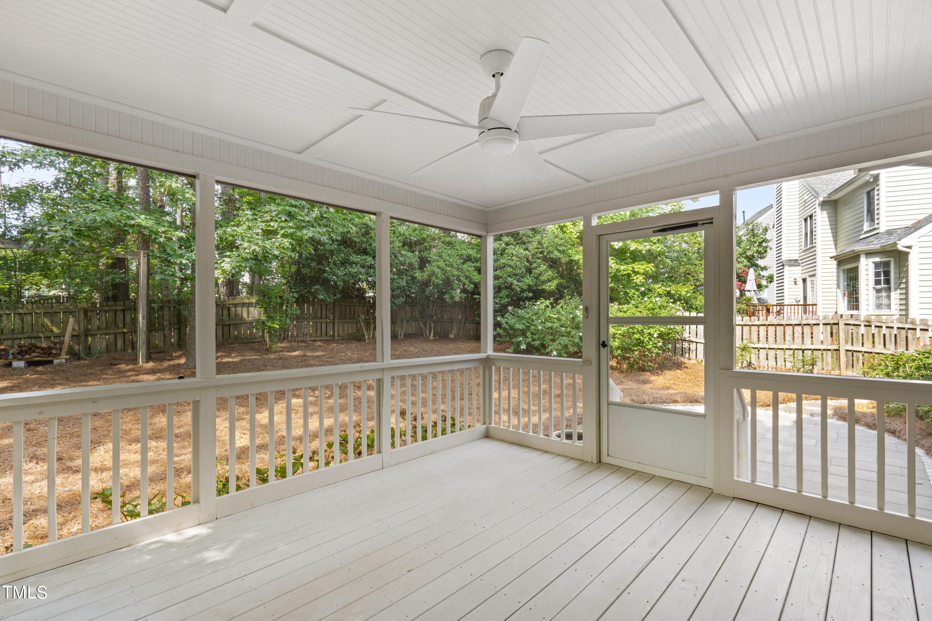 2917 Dahlgreen Road Raleigh, NC 27615 - Photo 30 of 36 a view of a porch with wooden floor and outdoor space