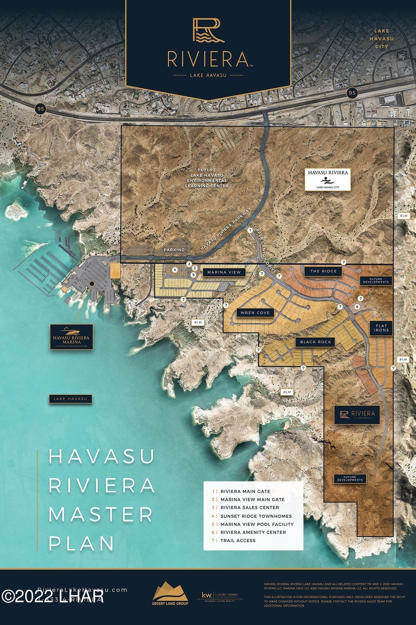 2446 Riviera Rdg Court East Lake Havasu City, AZ 86406 - Photo 11 of 11 Havasu Riviera Master-Plan