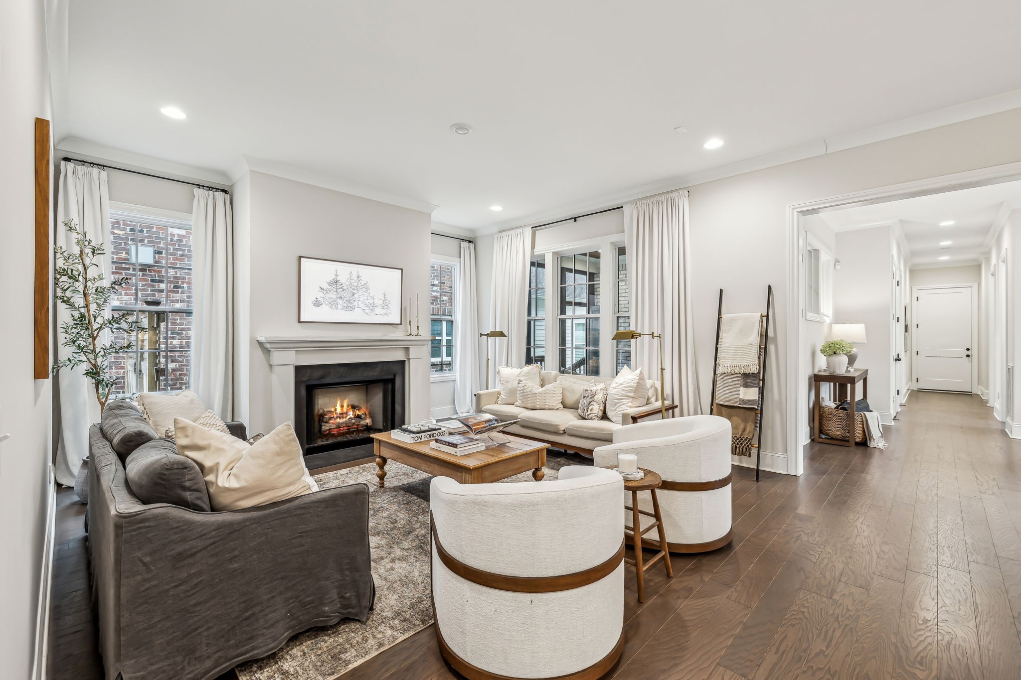 1221 Luckett Road Nashville, TN 37221 - Photo 14 of 59 a living room with furniture and a fireplace