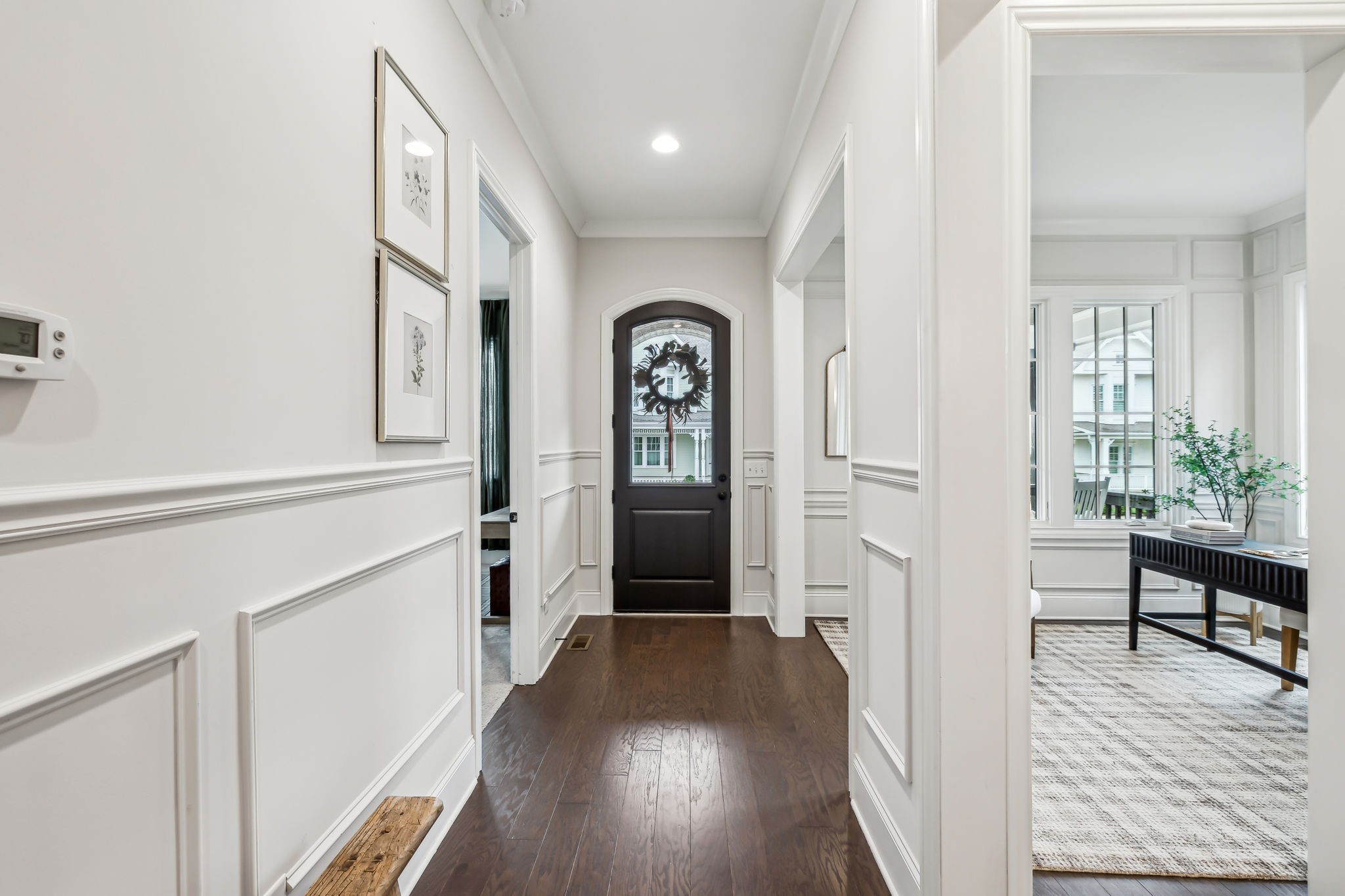 1221 Luckett Road Nashville, TN 37221 - Photo 7 of 59 a view of a hallway view with wooden floor and staircase