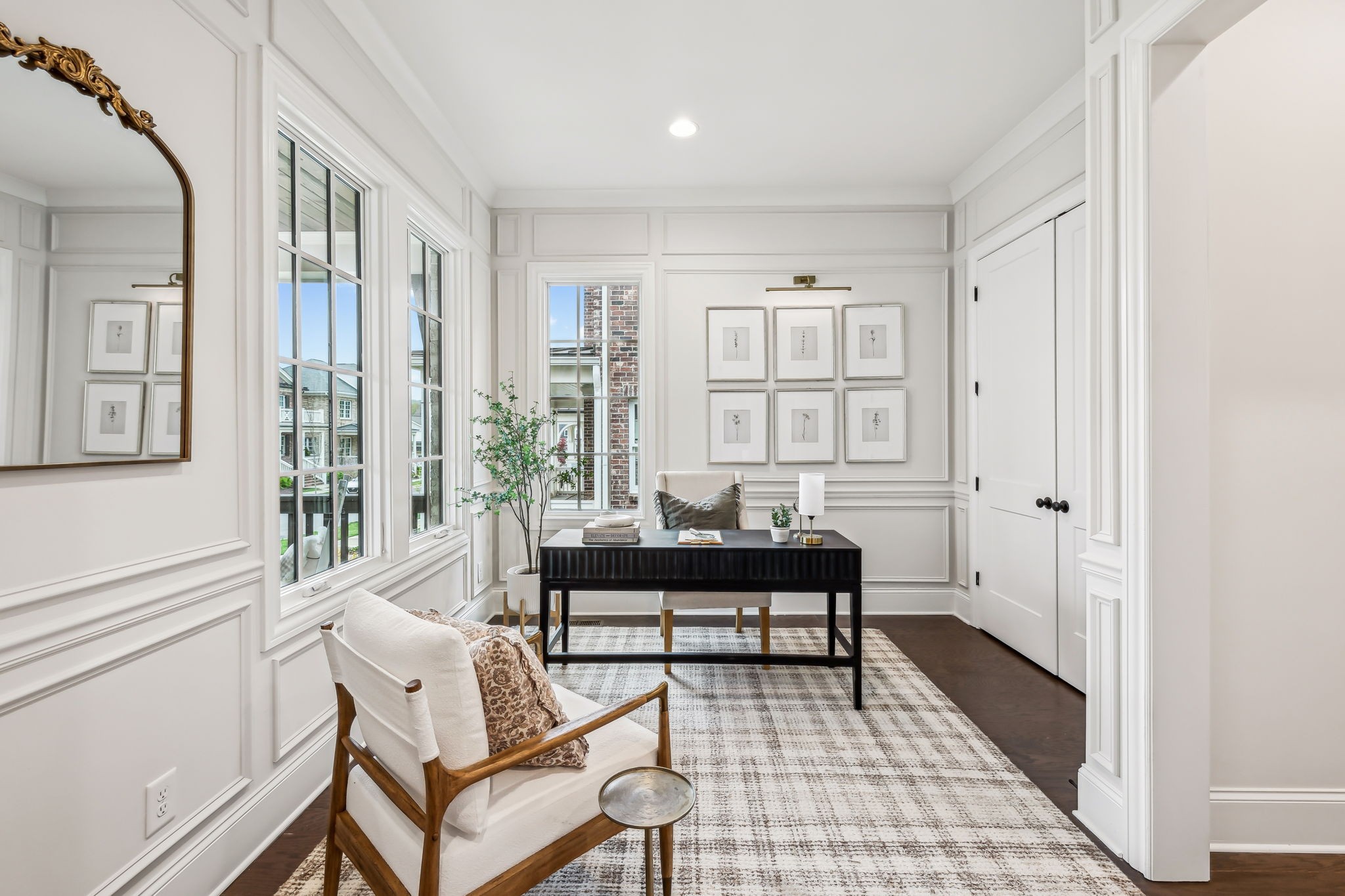1221 Luckett Road Nashville, TN 37221 - Photo 8 of 59 a living room with furniture and a floor to ceiling window