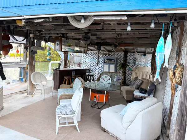 a room with furniture and a window