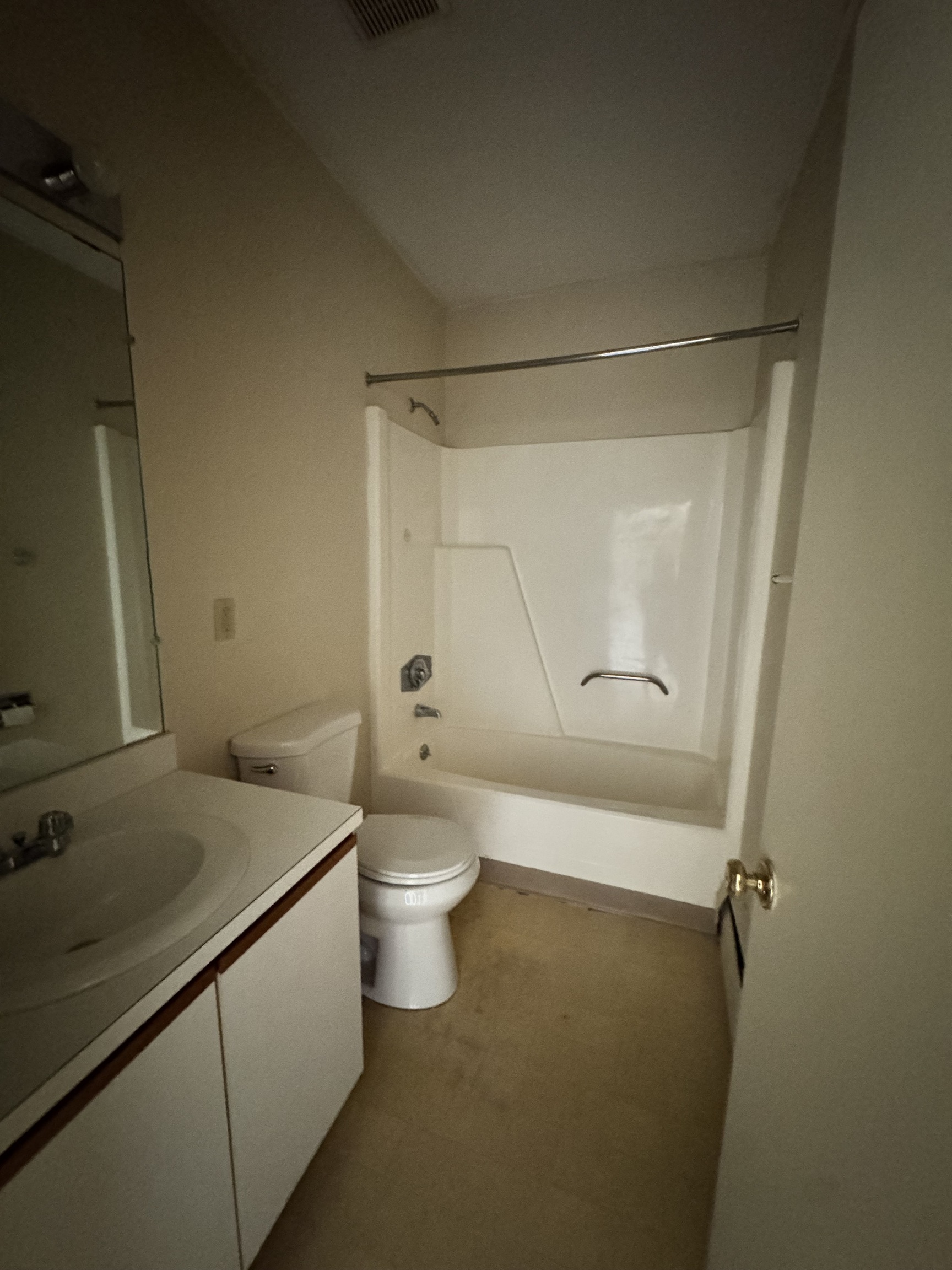 27 Congress Street, Unit 301 Hartford, CT 06114 - Photo 5 of 6 a bathroom with a sink a toilet and shower