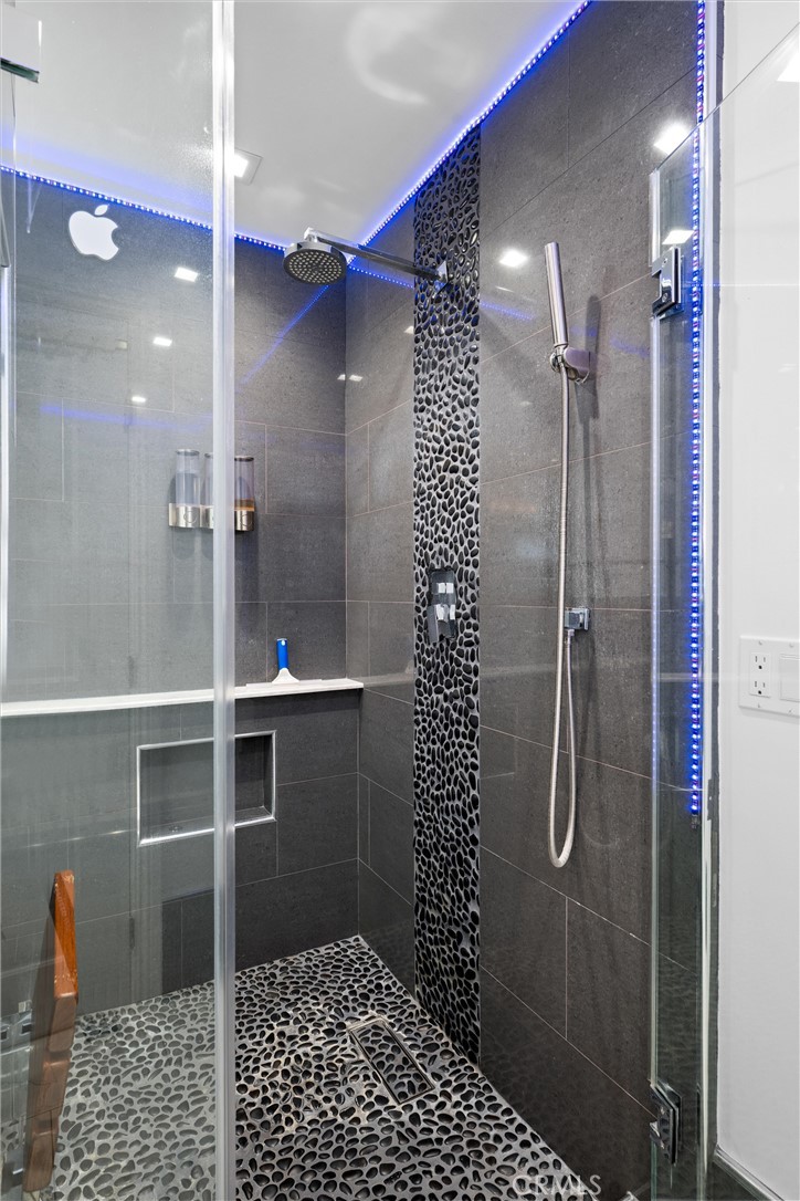 22959 Humming Bird Way Calabasas, CA 91302 - Photo 33 of 59 Huge shower with sitting, special lights