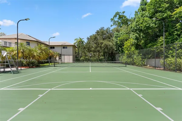 a view of a tennis court