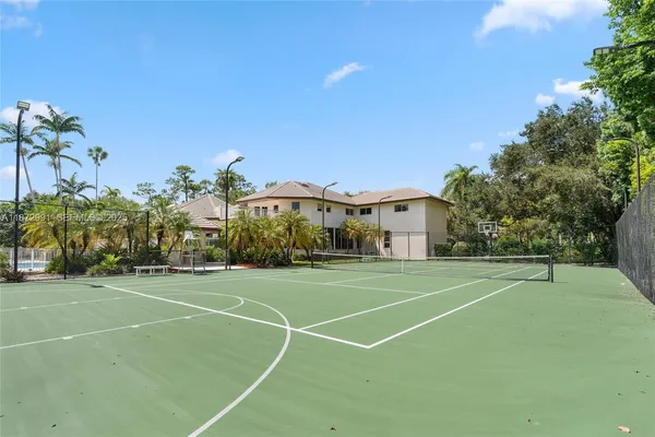 a view of a tennis court