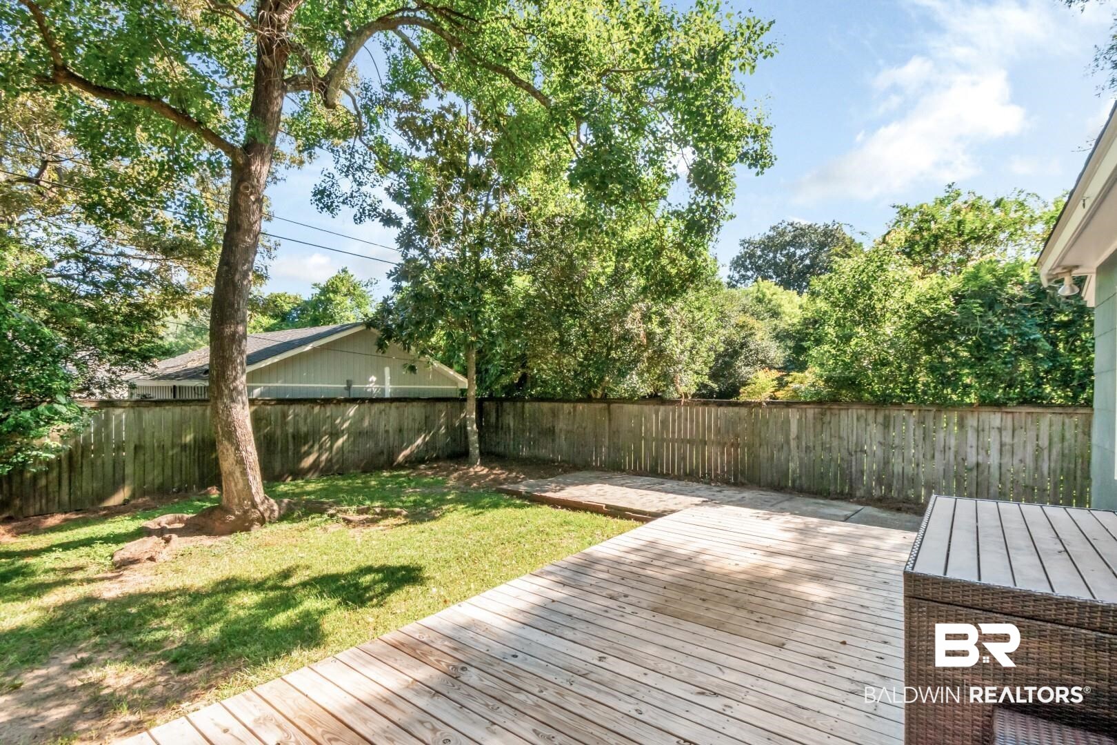 18 Princess Anne Road Mobile, AL 36608 - Photo 32 of 41 Deck featuring a fenced backyard