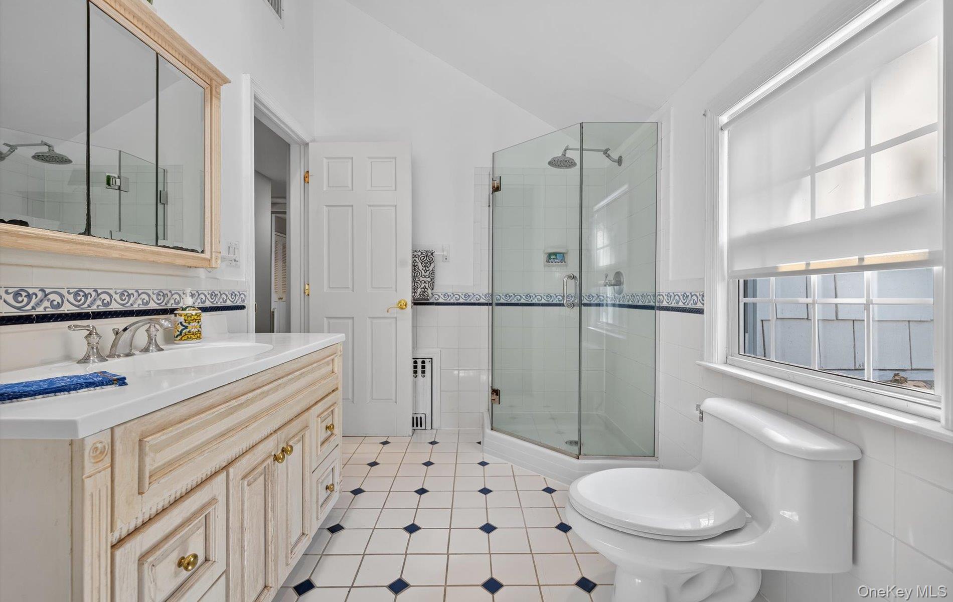 53 Eakins Road Manhasset, NY 11030 - Photo 28 of 34 a bathroom with a sink toilet vanity and shower