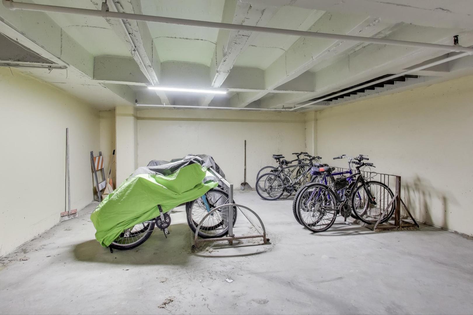 Undisclosed Address Lombard, IL 60148 - Photo 33 of 37 a view of a bike garage