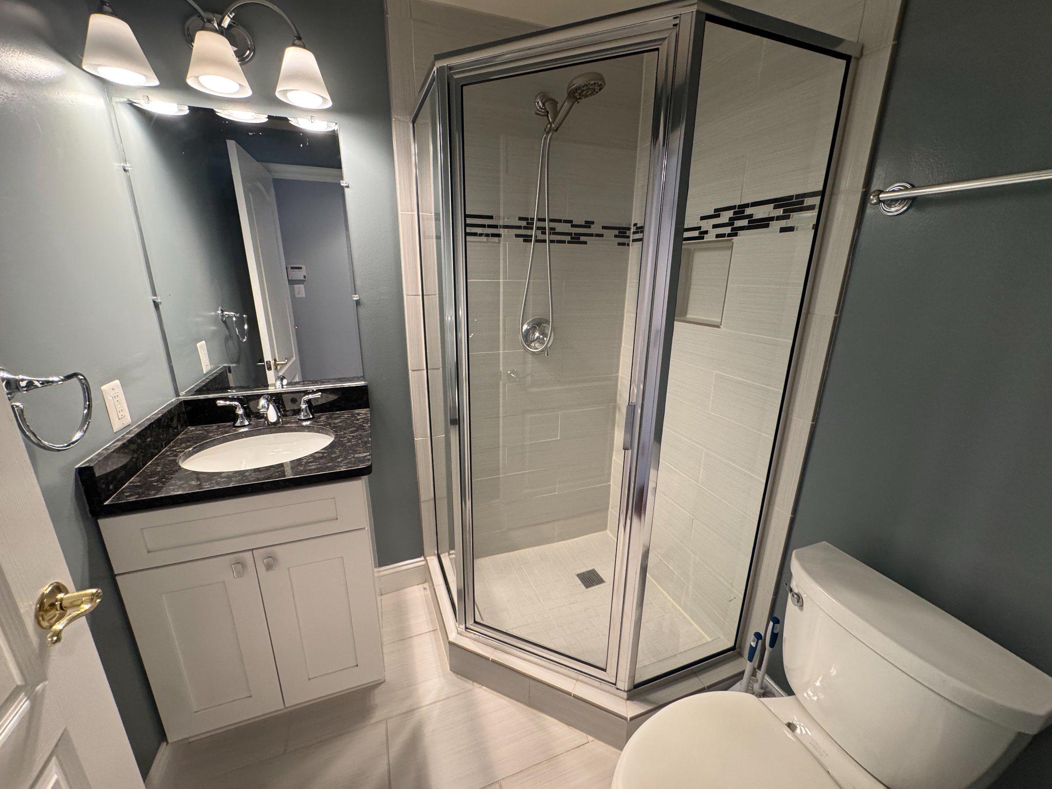 25577 Soft Mist Terrace Aldie, VA 20105 - Photo 26 of 30 Sleek modern bathroom in the lower level.