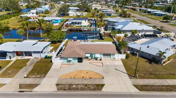 an aerial view of a