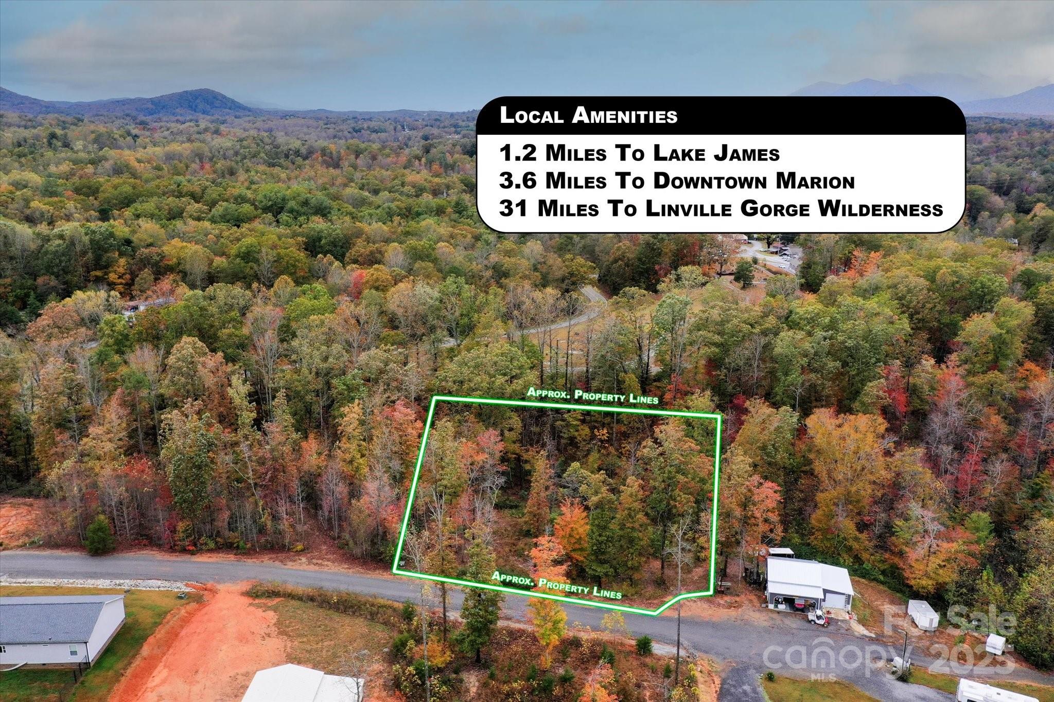 269 Mooseheart Road Marion, NC 28752 - Photo 12 of 12 a view of a book with a small yard