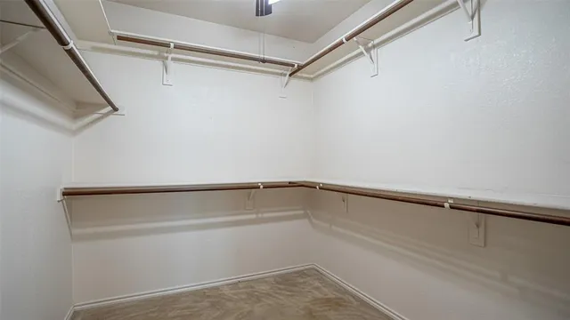 a view of walk in closet