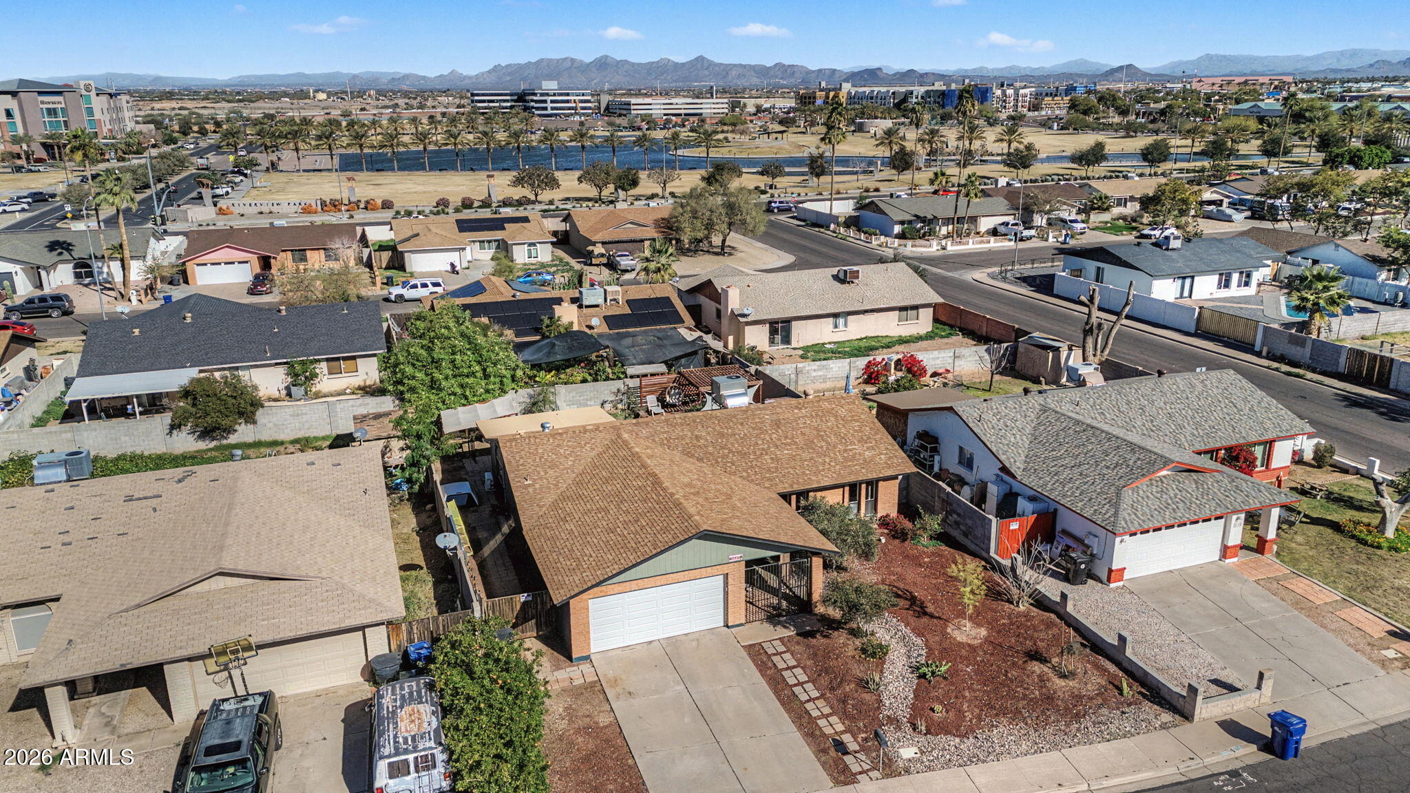 2106 West Devonshire Street Mesa, AZ 85201 - Photo 31 of 38 Aerial w/ Riverview Park