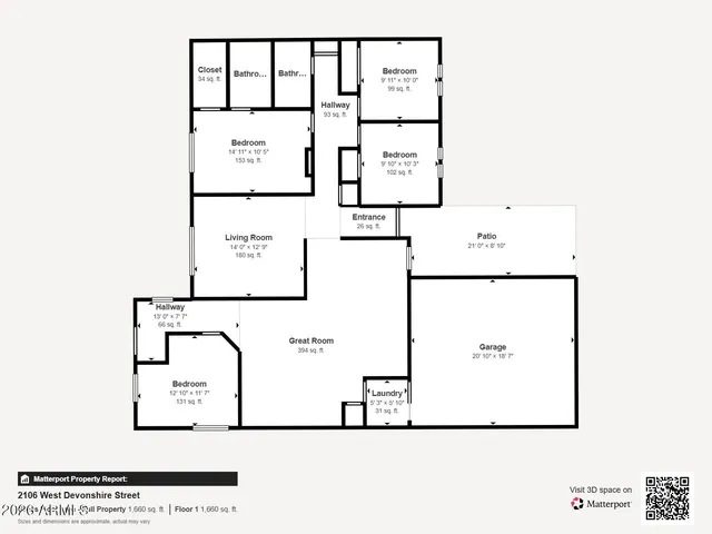 $500,000 | 2106 West Devonshire Street, Mesa, AZ 85201