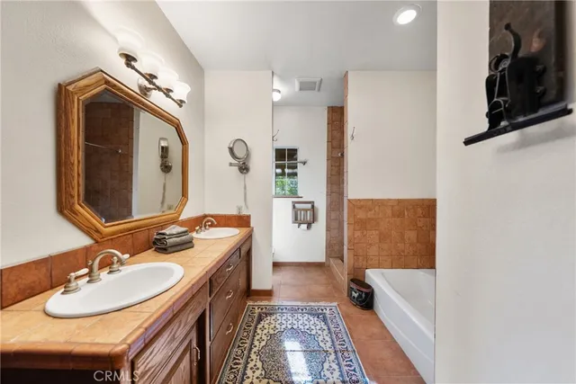 a living room filled with furniture