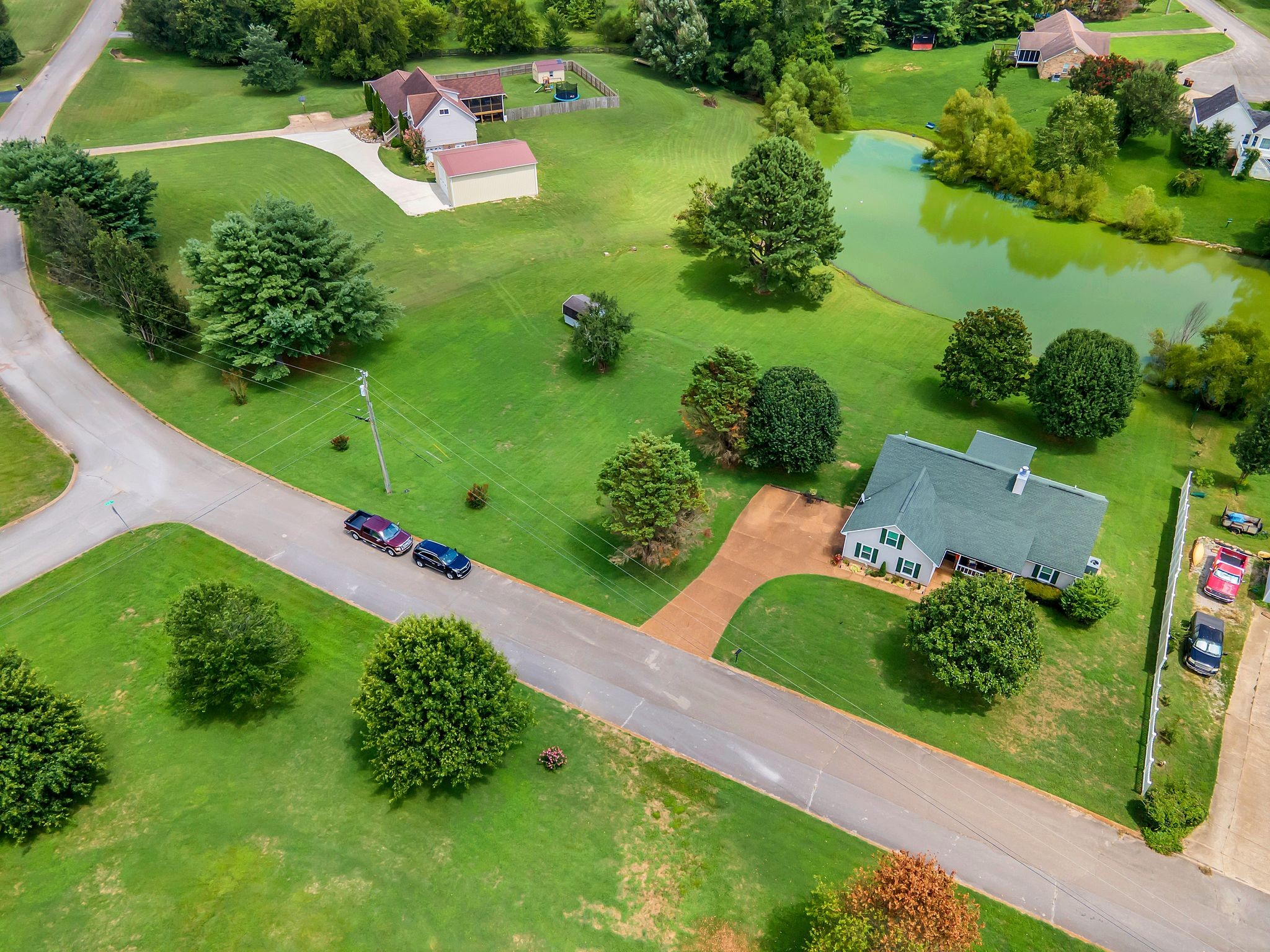 2113 Spring Lake Drive Spring Hill, TN 37174 - Photo 26 of 27 an aerial view of a house