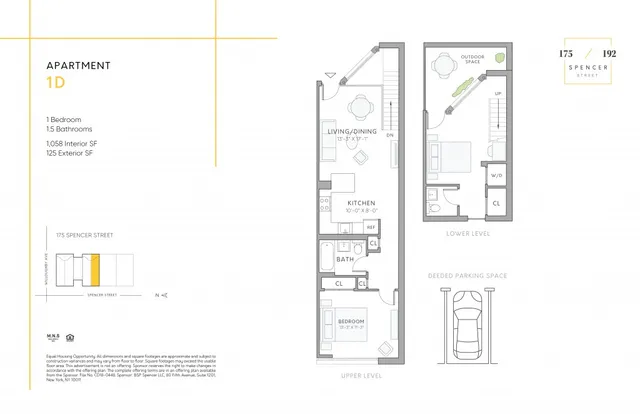 $895,000 | 175 Spencer Street, Unit 1D | Bedford-Stuyvesant