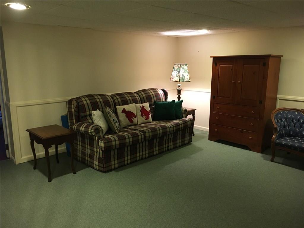 1030 River Road Beaver, PA 15009 - Photo 14 of 25 Lower level family room. There is a full bath to the left. The laundry room (complete with clothes chute) is to the left rear