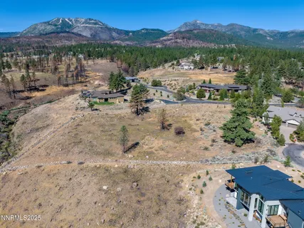 a view of a lake with mountains and a mountain view