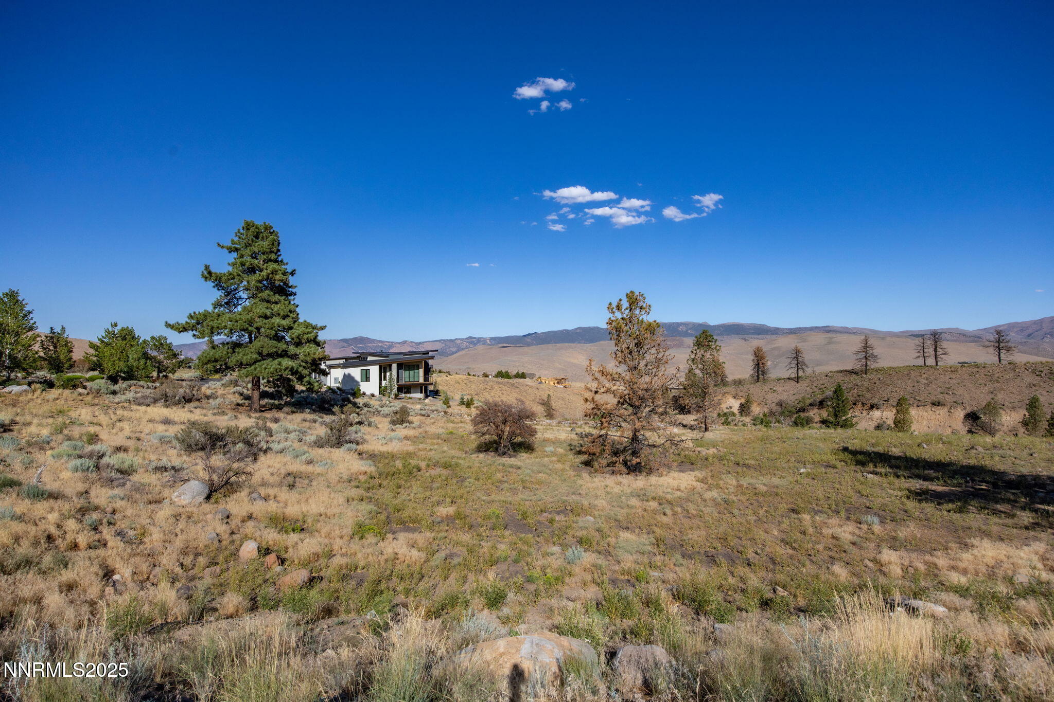 203 South Argyle Court Reno, NV 89511 - Photo 18 of 30 a view of a dry yard with wooden fence