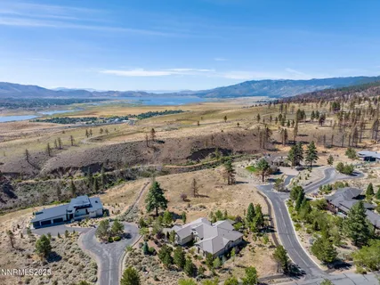 a view of city and mountain