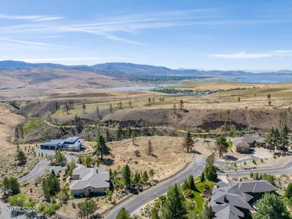 a view of lake with mountain