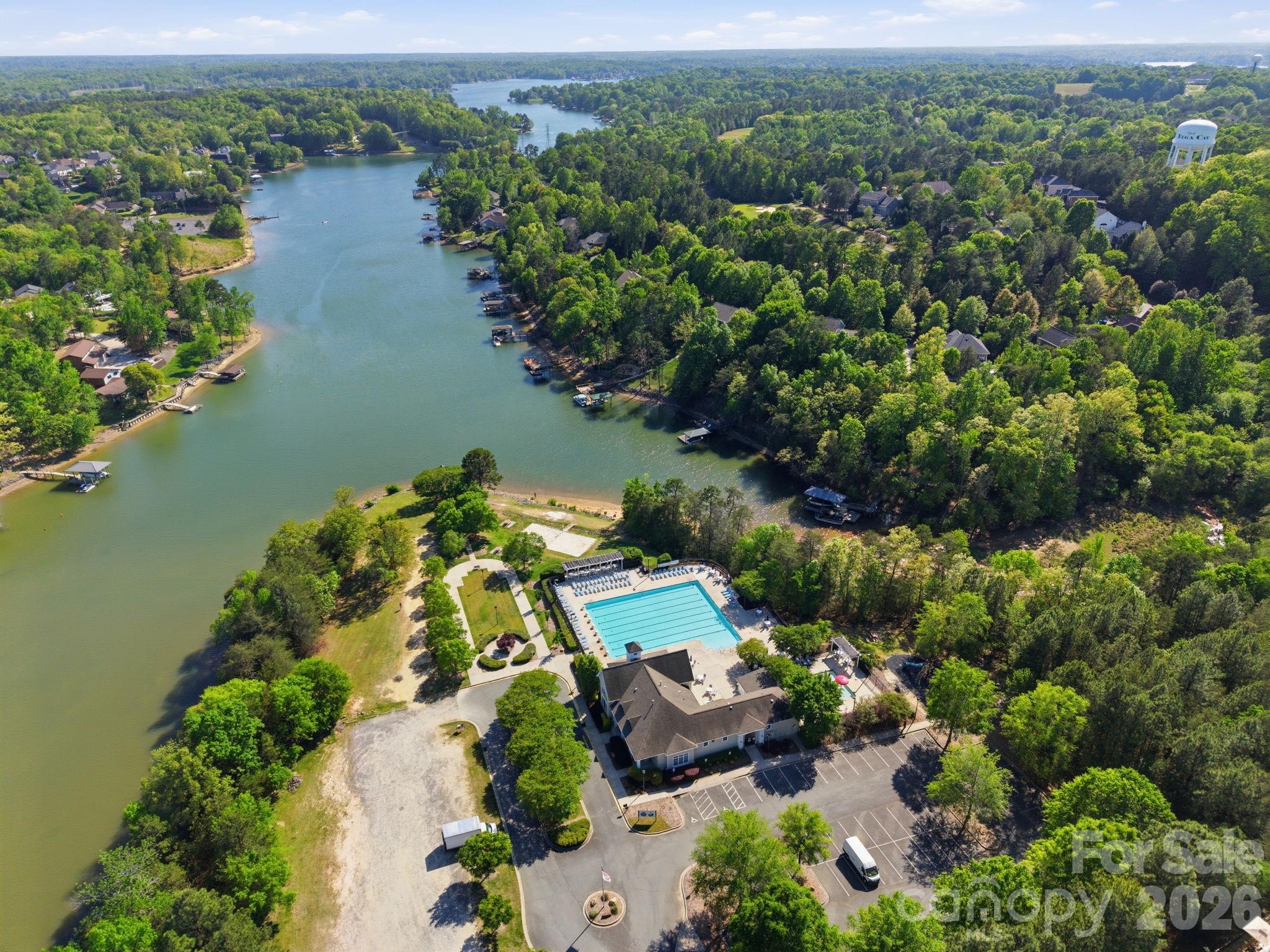 115 Inlet Point Drive Fort Mill, SC 29708 - Photo 47 of 48 an aerial view of a house with a lake view
